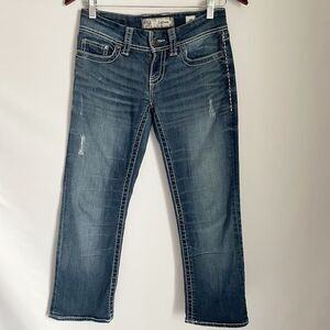 BKE Denim Culture Capris Jeans Medium Wash 26